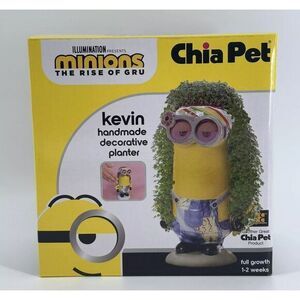 Chia Pet Minions The Rise of‎ GRU Kevin Handmade decorative planter